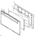 Oven Door Assembly (Snk26aa / P1142397nw,L) (Snk26aa / P1143089nw,L) (Snp26aa / P1142396nw,L) (Snp26aa / P1143092nw,L) (Snp26zz / P1142395nw) (Snp26zz / P1143094nw)