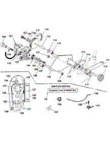 Motor & Switch parts for Aircap Gas Snowblower SNOW CHAMP 8421 from AppliancePartsPros.com