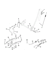 Mower Lift parts for Southern States Front-Engine Lawn Tractor SO15538LT from AppliancePartsPros.com