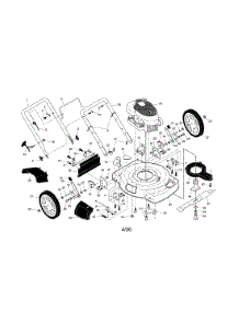 Engine / Housing / Handle parts for Southern States Gas Walk-Behind Mower SO5Y22SHP from AppliancePartsPros.com