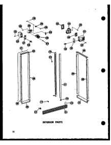 Interior Parts (Esr17n / P60230-3W) (Esr17n-Ag / P60230-3Wg) (Esr17n-C / P60230-3Wc) (Esr17n-A / P60230-3Wa) (Esr22n-A / P60230-10Wa) (Esr22n-C / P60230-10Wc) (Esr22n-Ag / P60230-10Wg) (Esr22n / P60230-10W) (Sr25n-1-C / P60230-81Wc) (Sr25n-1-A / P60230-81Wa) (Sr25n-1 / P60230- parts for Amana Side-By-Side Refrigerator SP17N-C-P60230-50WC from AppliancePartsPros.com