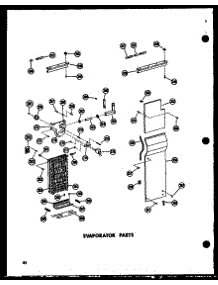 Evaporator Parts (Sr25w-A / P60340-15Wa) (Sr25w-C / P60340-15Wc) (Sr25w-Ag / P60340-15Wg) (Sr25w / P60340-15W) (Sd25w / P60340-25W) (Sd25w-C / P60340-25Wc) (Sd25w-Ag / P60340-25Wg) (Sd25w-A / P60340-25Wa) (Sr22w / P60340-18W) (Sr25w-C / P60340-18Wc) (Sr25w-Ag / P60340-18Wg) (S parts for Amana Side-By-Side Refrigerator SP17W-P60340-27W from AppliancePartsPros.com