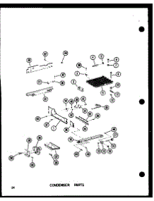 Condenser Parts parts for Amana Side-By-Side Refrigerator SP19D-P73900-12W from AppliancePartsPros.com