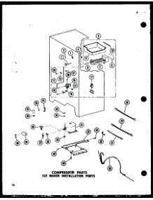 Compressor Parts Ice Maker Installation Parts parts for Amana Side-By-Side Refrigerator SP19E-P74870-13W from AppliancePartsPros.com