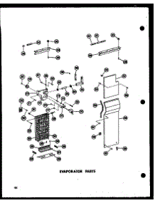 Evaporator Parts parts for Amana Side-By-Side Refrigerator SP19G-AG-P60201-27WG from AppliancePartsPros.com