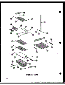 Interior Parts parts for Amana Side-By-Side Refrigerator SP19G-C-P60201-27WC from AppliancePartsPros.com