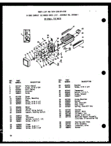 8 Cube Compact Ice Maker (Sr25n-C / P60230-13Wc) (Sr25n-A / P60230-13Wa) (Sr25n / P60230-13W) (Sr25n-Ag / P60230-13Wg) (Sd25n / P60230-14W) (Sd25n-C / P60230-14Wc) (Sd25n-Ag / P60230-14Wg) (Sd25n-A / P60230-14Wa) (Spn22n-C / P60230-16Wc) (Spn22n-A / P60230-16Wa) (Spn22n / P602 parts for Amana Side-By-Side Refrigerator SP19N-P60230-4W from AppliancePartsPros.com
