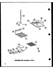 Refrigerator Interior Parts (Sr25w-C / P60350-39Wc) (Sr25w / P60350-39W) (Sr25w-A / P60350-39Wa) (Sr25w-L / P60350-38Wl) (Sr25w-Ag / P60350-39Wg) (Sd25w-C / P60350-40Wc) (Sd25w / P60350-40W) (Sd25w-A / P60350-40Wa) (Sd25w-L / P60350-40Wl) (Sd25w-Ag / P60350-40Wg) (Sr22w-C / P6 parts for Amana Side-By-Side Refrigerator SP19W-A-P60350-46WA from AppliancePartsPros.com