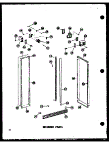 Interior Parts (Sr25w / P60340-29W) (Sr25w-C / P60340-29Wc) (Sr25w-Ag / P60340-29Wg) (Sr25w-A / P60340-29Wa) (Sd25w-C / P60340-38Wc) (Sd25w-A / P60340-38Wa) (Sd25w / P60340-38W) (Sd25w-Ag / P60340-38Wg) (Sr22w-C / P60340-31Wc) (Sr22w-A / P60340-31Wa) (Sr22w / P60340-31W) (Sr22 parts for Amana Side-By-Side Refrigerator SP19W-AG-P60340-47WG from AppliancePartsPros.com