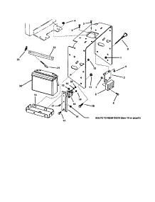 Tank Bracket parts for Snapper Gas Walk-Behind Mower SP360-SERIES 0 from AppliancePartsPros.com