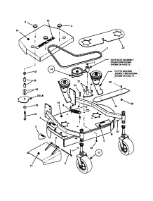 36" Mower Deck (Fixed Height) parts for Snapper Gas Walk-Behind Mower SP480-SERIES 0 from AppliancePartsPros.com