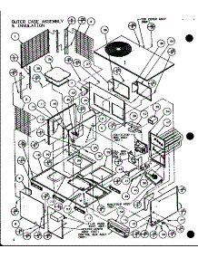 Outer Case Assembly & Insulation (Spcg240451a / P9999301c) (Spcg240701a / P9999302c) (Spcg240901a / P9999303c) (Spcg300451a / P9999304c) (Spcg300701a / P9999305c) (Spcg300901a / P9999306c) parts for Amana Air Handler SPCG240901A/P9999303C from AppliancePartsPros.com