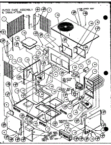 Outer Case Assembly & Insulation (Spcg240451a / P1105901c) (Spcg240701a / P1105902c) (Spcg240901a / P1105903c) (Spcg300451a / P1105904c) (Spcg300701a / P1105905c) (Spcg300901a / P1105906c) parts for Amana Air Handler SPCG300901A/P1105906C from AppliancePartsPros.com