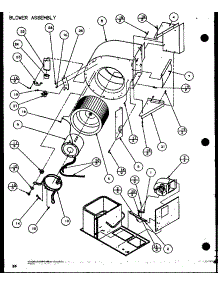 Blower Assembly (Spcg360451a / P9999307c) (Spcg360453a / P9999308c) (Spcg360701a / P9999309c) (Spcg360703a / P9999310c) (Spcg360901a / P9999311c) (Spcg360903a / P9999312c) parts for Amana Air Handler SPCG360451A/P9999307C from AppliancePartsPros.com