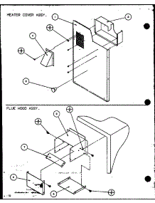 Heater Cover Assy. / Flue Hood Assy. (Spcg240451a / P1105901c) (Spcg240701a / P1105902c) (Spcg240901a / P1105903c) (Spcg300451a / P1105904c) (Spcg300701a / P1105905c) (Spcg300901a / P1105906c) parts for Amana Air Handler SPCG360453A/P1105908C from AppliancePartsPros.com