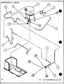 Compressor & Tubing (Spcg480901a / P9999407c) (Spcg480903a / P9999408c) (Spcg481151a / P9999409c) (Spcg481153a / P9999410c) (Spcg481351a / P9999411c) (Spcg481353a / P9999412c) parts for Amana Air Handler SPCG420903A/P9999402C from AppliancePartsPros.com