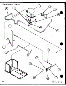 Compressor & Tubing (Spcg420901a / P9999401c) (Spcg420903a / P9999402c) (Spcg421151a / P9999403c) (Spcg421153a / P9999404c) parts for Amana Air Handler SPCG421153A/P9999404C from AppliancePartsPros.com
