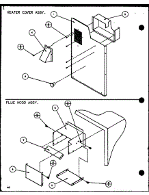Heater Cover Assy. / Flue Hood Assy. (Spcg600901a / P9999413c) (Spcg600903a / P9999414c) (Spcg601151a / P9999415c) (Spcg601153a / P9999416c) (Spcg601351a / P9999417c) (Spcg601353a / P9999418c) parts for Amana Air Handler SPCG421153A/P9999404C from AppliancePartsPros.com