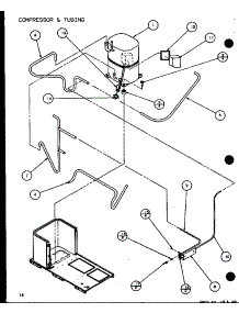 Compressor & Tubing (Spcg420901a / P1106001c) (Spcg420903a / P1106002c) (Spcg421151a / P1106003c) (Spcg421153a / P1106004c) (Spcg480901a / P1106005c) (Spcg480903a / P1106006c) (Spcg481151a / P1106007c) (Spcg481153a / P1106008c) (Spcg481351a / P1106009c) (Spcg481353a / P11060 parts for Amana Air Handler SPCG481153A/P1106008C from AppliancePartsPros.com