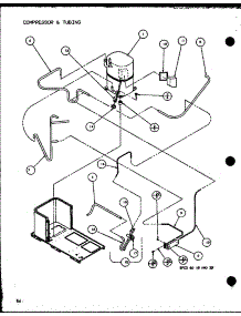 Compressor & Tubing (Spcg600901a / P1107101c) (Spcg600903a / P1107102c) (Spcg601151a / P1107103c) (Spcg601153a / P1107104c) (Spcg601351a / P1107105c) (Spcg601353a / P1107106c) parts for Amana Air Handler SPCG601151A/P1107103C from AppliancePartsPros.com