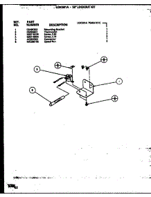 Lockout Kit parts for Amana Air Handler SPCG601153A/P1107104C from AppliancePartsPros.com