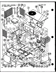 Outer Case Assembly & Insulation (Spcg480901a / P9999407c) (Spcg480903a / P9999408c) (Spcg481151a / P9999409c) (Spcg481153a / P9999410c) (Spcg481351a / P9999411c) (Spcg481353a / P9999412c) parts for Amana Air Handler SPCG601351A/P9999417C from AppliancePartsPros.com