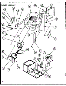 Blower Assembly (Spcg600901a / P1107101c) (Spcg600903a / P1107102c) (Spcg601151a / P1107103c) (Spcg601153a / P1107104c) (Spcg601351a / P1107105c) (Spcg601353a / P1107106c) parts for Amana Air Handler SPCG601353A/P1107106C from AppliancePartsPros.com
