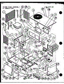 Outer Case Assembly & Insulation (Spcg420901a / P9999401c) (Spcg420903a / P9999402c) (Spcg421151a / P9999403c) (Spcg421153a / P9999404c) parts for Amana Air Handler SPCG601353A/P9999418C from AppliancePartsPros.com