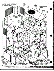 Outer Case Assembly & Insulation (Spco42001a / P9999105c) (Spco42003a / P9999106c) (Spco48001a / P9999107c) (Spco48003a / P9999108c) (Spco60001a / P9999109c) (Spco60003a / P9999110c) parts for Amana Central Air Conditioner SPCO60001A/P9999109C from AppliancePartsPros.com