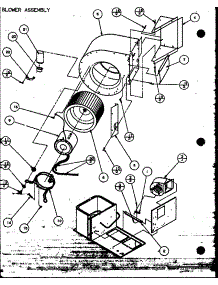 Blower Assembly (Spco42001a / P9999105c) (Spco42003a / P9999106c) (Spco48001a / P9999107c) (Spco48003a / P9999108c) (Spco60001a / P9999109c) (Spco60003a / P9999110c) parts for Amana Central Air Conditioner SPCO60001A/P9999109C from AppliancePartsPros.com