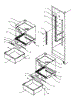 Refrigerator Shelving & Drawers (Spd22nl / P1181306wl) (Spd22nw / P1181306ww)