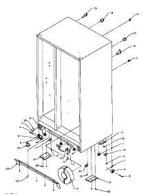 Drain And Rollers (Spd22nl / P1181306wl) (Spd22nw / P1181306ww) parts for Amana Side-By-Side Refrigerator SPD22NL-P1181306WL from AppliancePartsPros.com