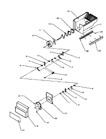 Crushed Ice Bucket (Spd22nl / P1181306wl) (Spd22nw / P1181306ww) parts for Amana Side-By-Side Refrigerator SPD22NL-P1181306WL from AppliancePartsPros.com