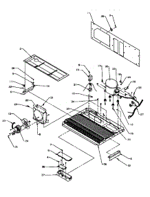 Machine Compartment parts for Amana Side-By-Side Refrigerator SPD22Q2E-P1181314WE from AppliancePartsPros.com