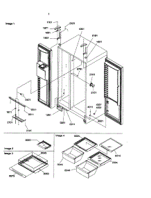 Refrigerator / Freezer Lights / Hinges parts for Amana Side-By-Side Refrigerator SPD26VL-P1315210WL from AppliancePartsPros.com
