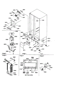 Drain / Rollers / Evap Assy parts for Amana Side-By-Side Refrigerator SPD26VW-P1315210WW from AppliancePartsPros.com