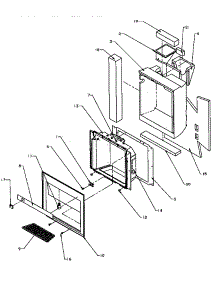 Ice And Water Cavity parts for Amana Side-By-Side Refrigerator SPD27Q2E-P1181316WE from AppliancePartsPros.com