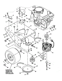 Engine / Rear Deck / Transm. Pulley parts for Snapper Gas Walk-Behind Mower SPL1250KW from AppliancePartsPros.com
