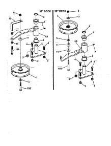 Deck Idler parts for Snapper Gas Walk-Behind Mower SPL1250KW from AppliancePartsPros.com