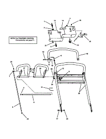 Loop Handle And Control parts for Snapper Gas Walk-Behind Mower SPLH170KW from AppliancePartsPros.com