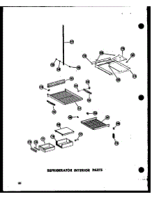 Refrigerator Interior Parts (Esr17n / P60230-3W) (Esr17n-Ag / P60230-3Wg) (Esr17n-C / P60230-3Wc) (Esr17n-A / P60230-3Wa) (Esr22n-A / P60230-10Wa) (Esr22n-C / P60230-10Wc) (Esr22n-Ag / P60230-10Wg) (Esr22n / P60230-10W) (Sr25n-1-C / P60230-81Wc) (Sr25n-1-A / P60230-81Wa) (Sr parts for Amana Side-By-Side Refrigerator SPN22N-AG-P60230-63WG from AppliancePartsPros.com