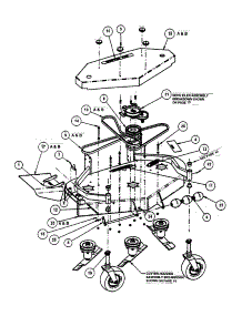 48" & 52" Mower Deck (Fixed Height) parts for Snapper Gas Walk-Behind Mower SPP140KH from AppliancePartsPros.com