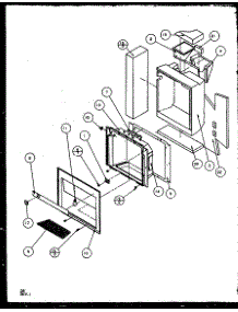 Ice And Water Cavity parts for Amana Side-By-Side Refrigerator SQD25MB3E-P1153404WE from AppliancePartsPros.com
