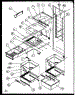 Refrigerator Shelving And Drawers (Sqd25mb4l / P1153405wl) (Sqd25mb4e / P1153405we) (Sqd25mb4w / P1153405ww)