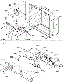 Ice & Water Cavity And Electronic Bracket Assy parts for Amana Side-By-Side Refrigerator SQD25TL-P1190427WL from AppliancePartsPros.com