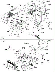Ice Maker / Control Assy parts for Amana Side-By-Side Refrigerator SQD25TW-P1190427WW from AppliancePartsPros.com