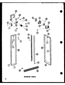 Interior Parts parts for Amana Side-By-Side Refrigerator SR-522E-A-P74870-10WA from AppliancePartsPros.com