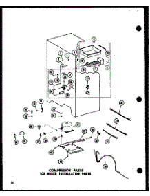 Compressor Parts Ice Maker Installation Parts parts for Amana Side-By-Side Refrigerator SR-522E-P74100-10W from AppliancePartsPros.com