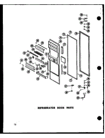 Refrigerator Door Parts parts for Amana Side-By-Side Refrigerator SR17A-A-P60350-2WA from AppliancePartsPros.com