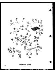 Condensor Parts parts for Amana Side-By-Side Refrigerator SR19E-C-P74870-12WC from AppliancePartsPros.com